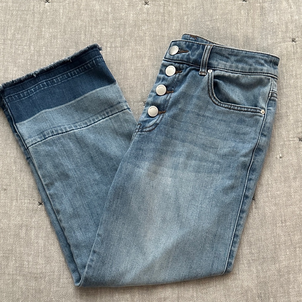 Chico's Wide Leg Cropped Jeans